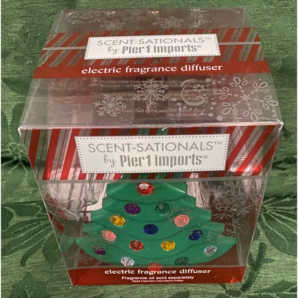 Pier 1  Scent-Sationals Electric Fragrance Diffuser Crystal Christmas Tree NIB - Picture 5 of 5